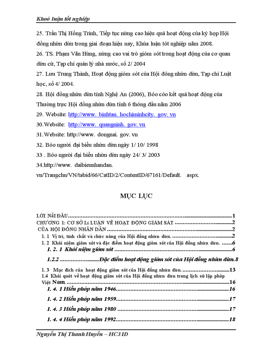 image for page Hoạt động giám sát của Hội đồng nhân dân theo pháp luật hiện hành