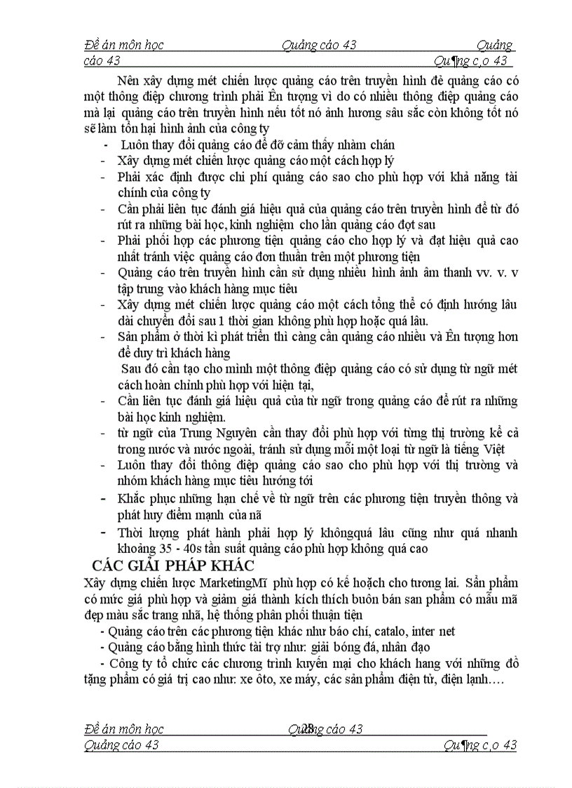 image for page Nghiên cứu việc sáng tạo từ ngữ trong quảng cáo trên truyền hình của hãng cà phê Trung Nguyên tại thị trường Miền Bắc
