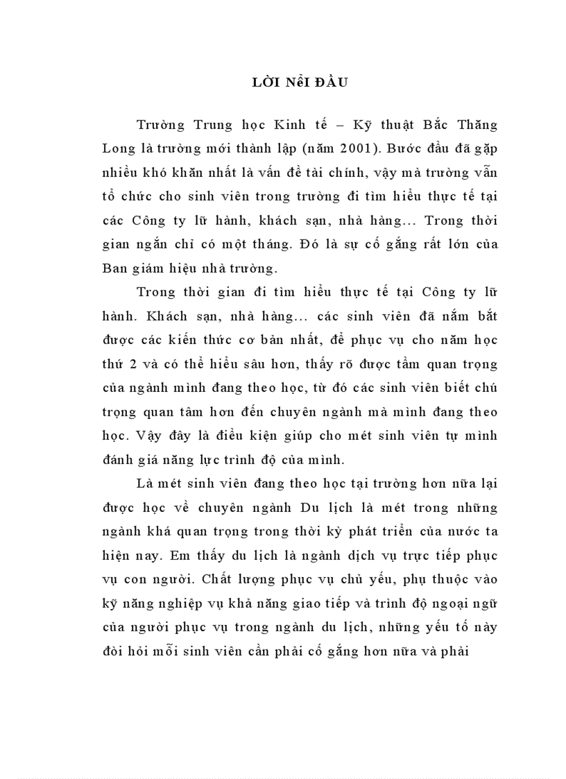 image for page Thực trạng về Công ty TNHH Lữ hành