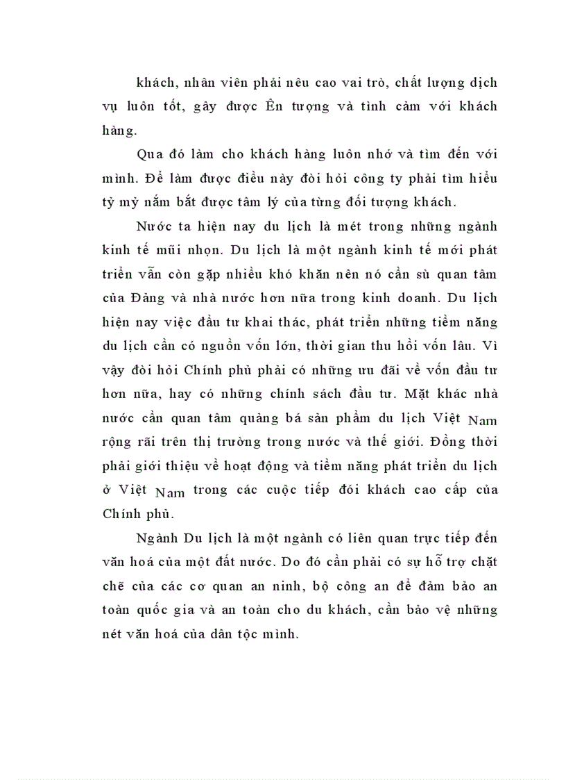 image for page Thực trạng về Công ty TNHH Lữ hành