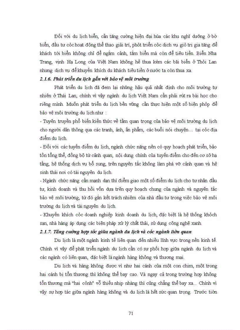 image for page Kinh nghiệm của Thái Lan trong phát triển ngành du lịch và bài học cho Việt Nam
