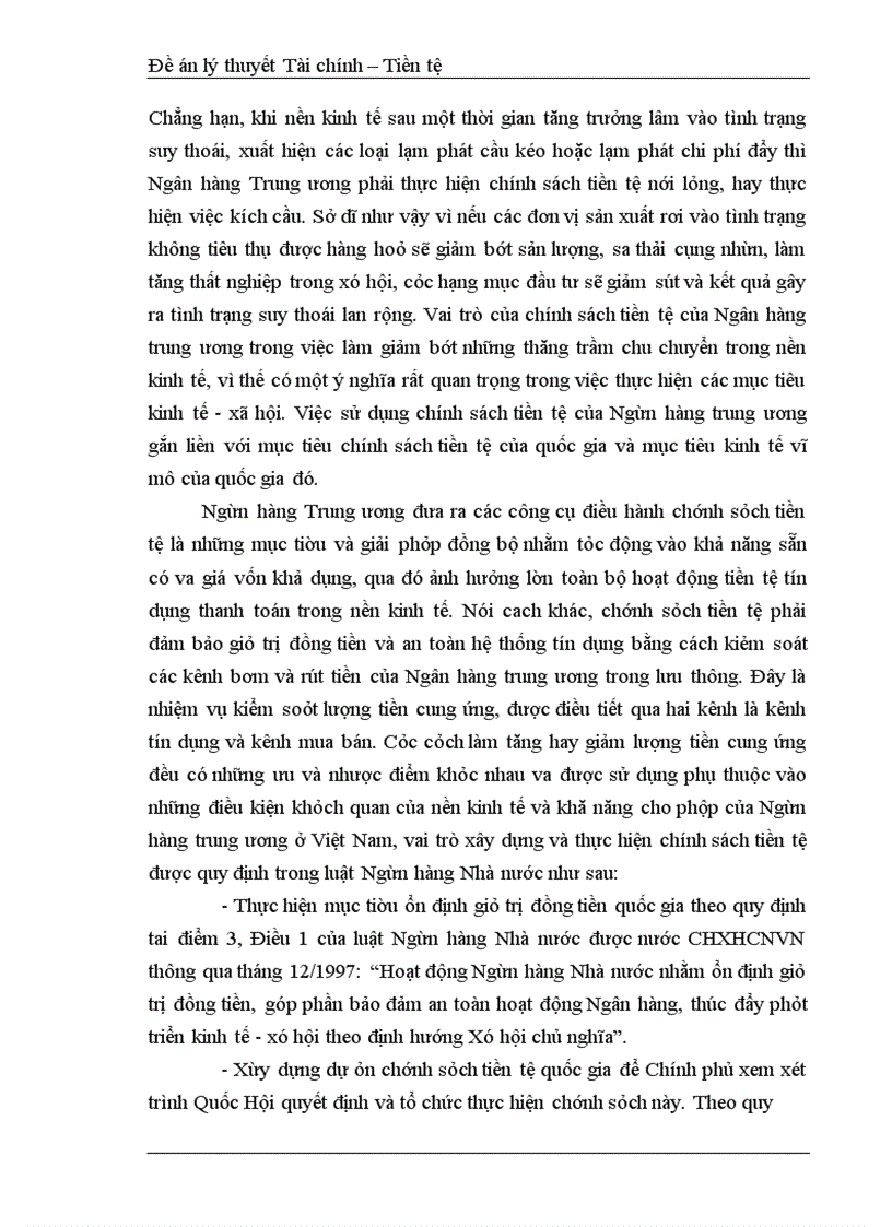 image for page Nghiệp vụ thị trường mở – trong điều hành chính sách tiền tệ