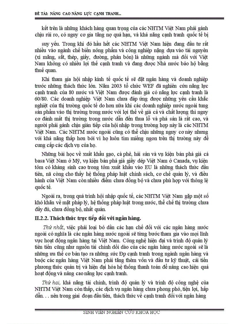 image for page Nâng cao năng lực cạnh tranh của ngân hàng thương mại trong quá trình hội nhập
