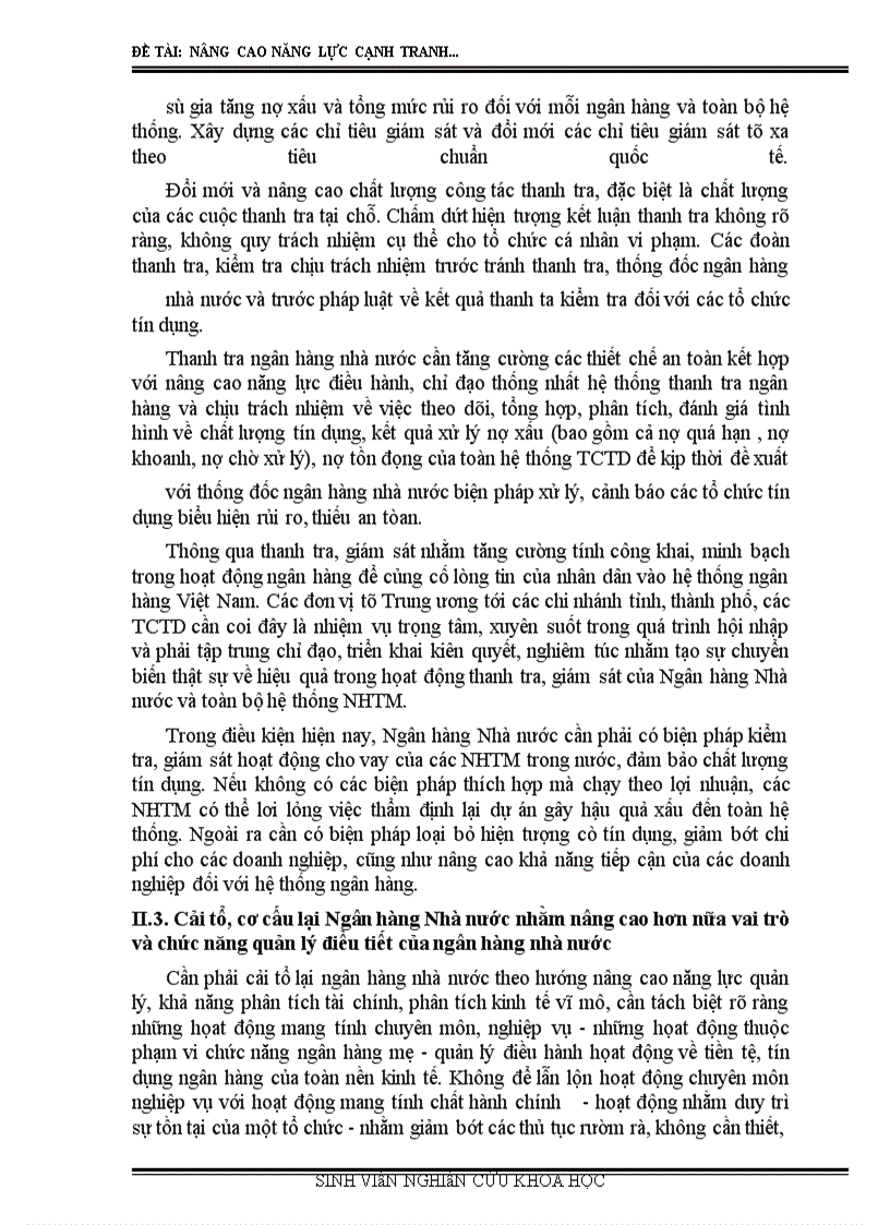 image for page Nâng cao năng lực cạnh tranh của ngân hàng thương mại trong quá trình hội nhập