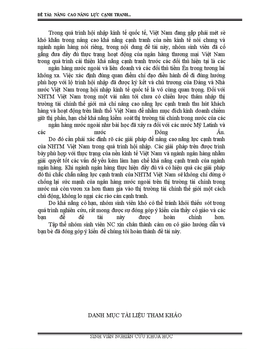image for page Nâng cao năng lực cạnh tranh của ngân hàng thương mại trong quá trình hội nhập