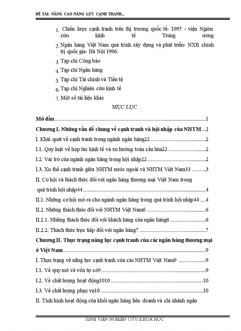 image for page Nâng cao năng lực cạnh tranh của ngân hàng thương mại trong quá trình hội nhập