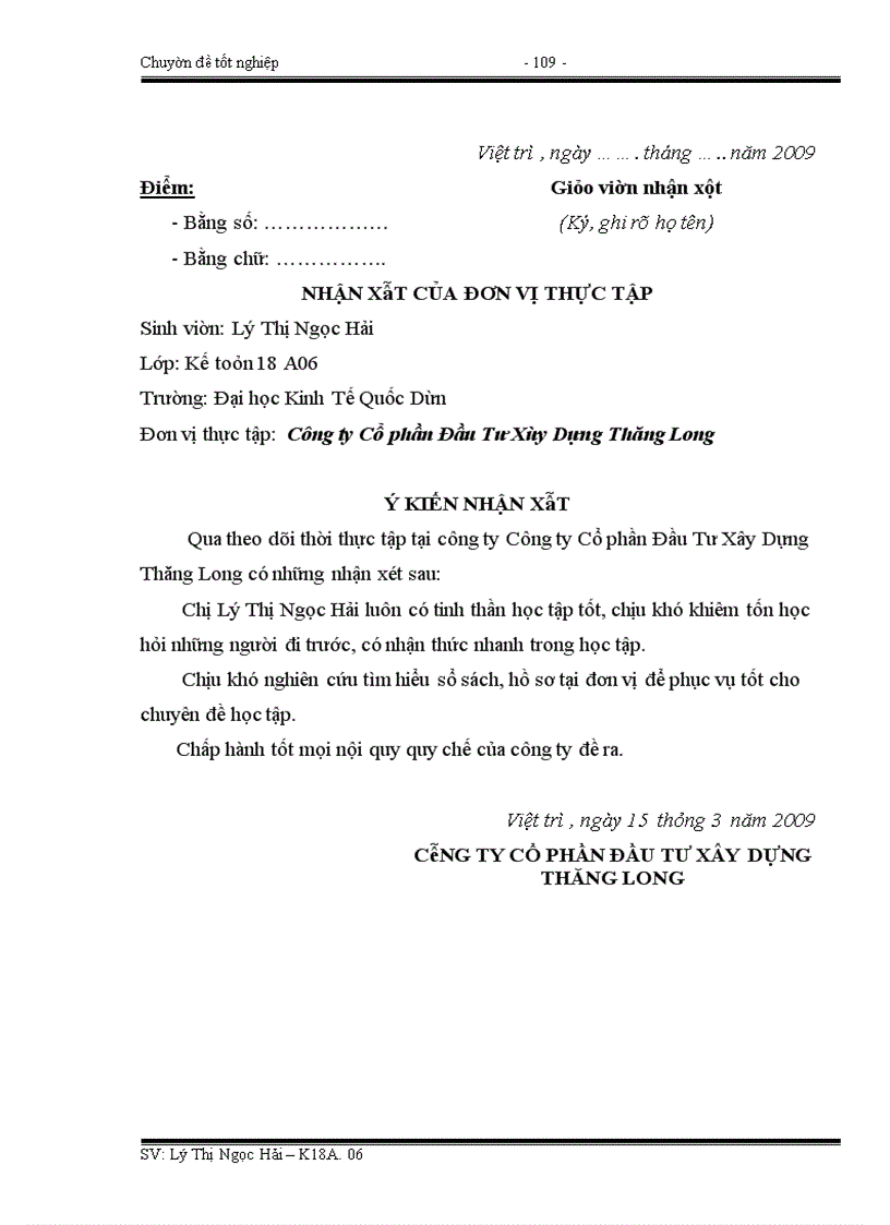 image for page Hoàn thiện công tác kế toán nguyên vật liệu tại Công ty Cổ phần Đầu tư Xây dựng Thăng Long