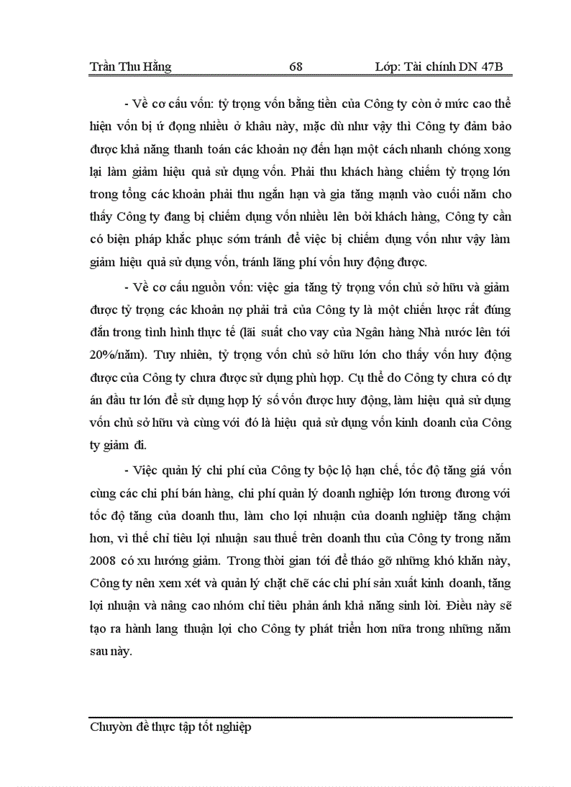 image for page Phân tích thực trạng tài chính của công ty cổ phần viễn thông FPT