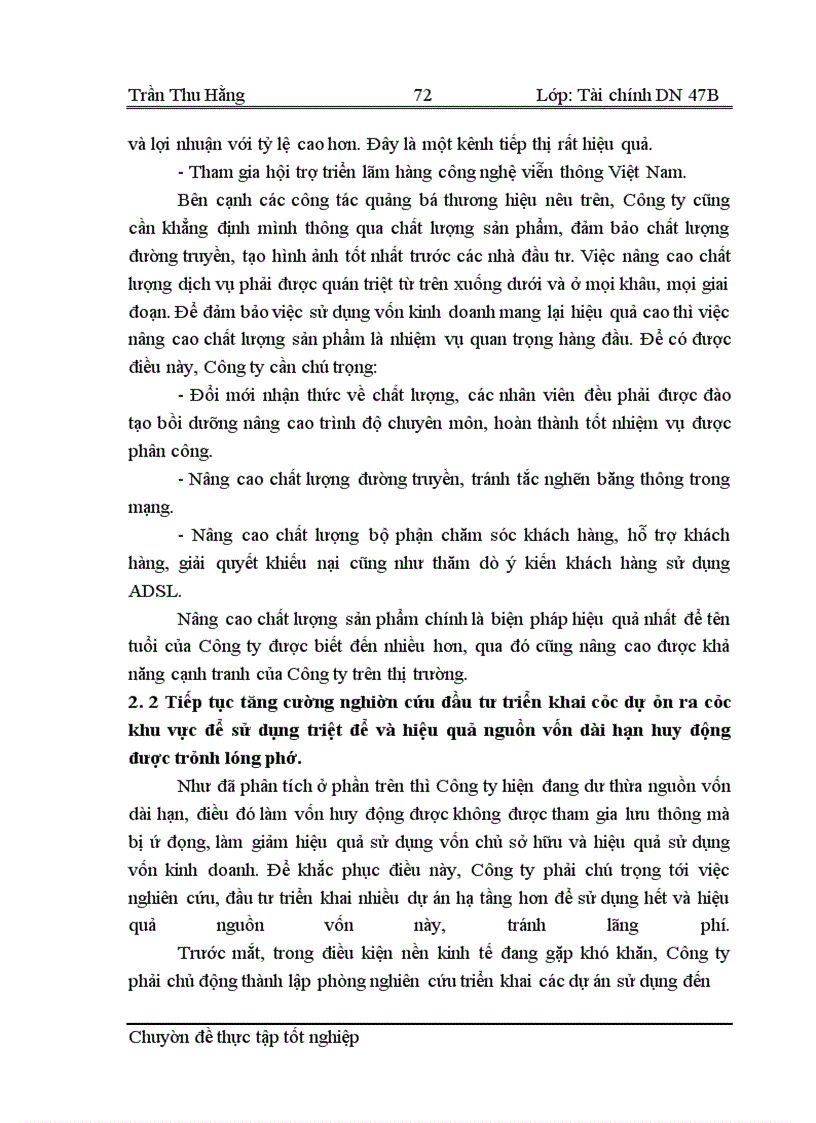 image for page Phân tích thực trạng tài chính của công ty cổ phần viễn thông FPT