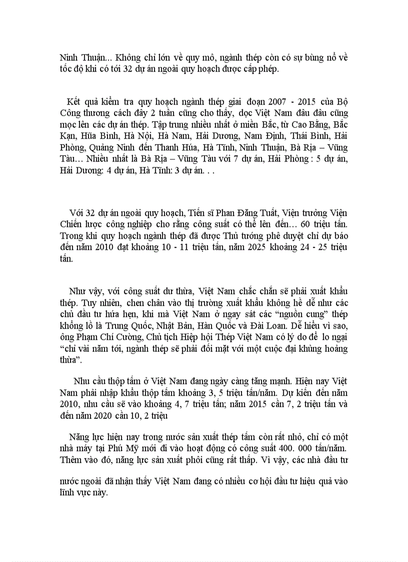 image for page Định hướng và phát triển ngành thép giai doạn 2015 - 2020