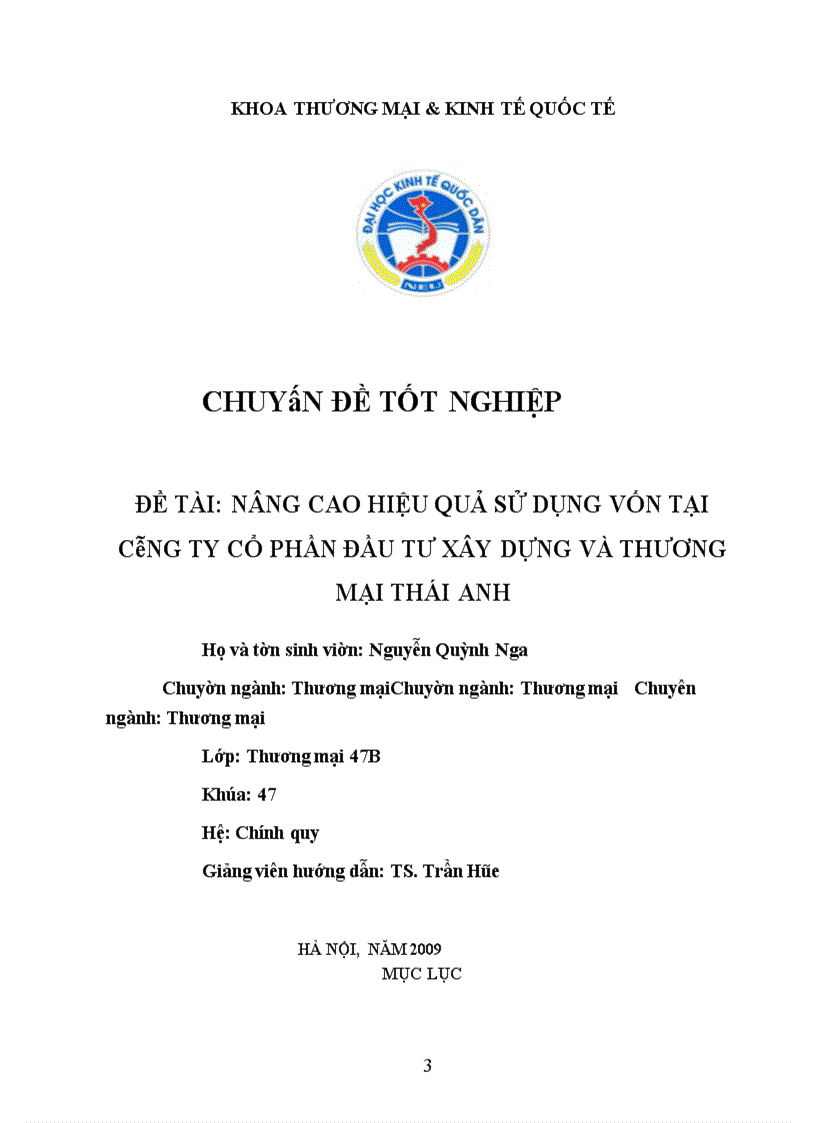 image for page Nâng cao hiệu quả sử dụng vốn tại công ty cổ phần đầu tư xây dựng và thương mại thái anh