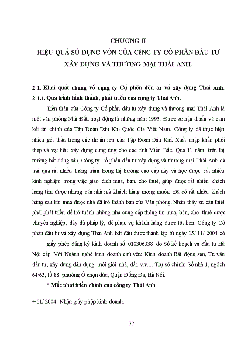 image for page Nâng cao hiệu quả sử dụng vốn tại công ty cổ phần đầu tư xây dựng và thương mại thái anh