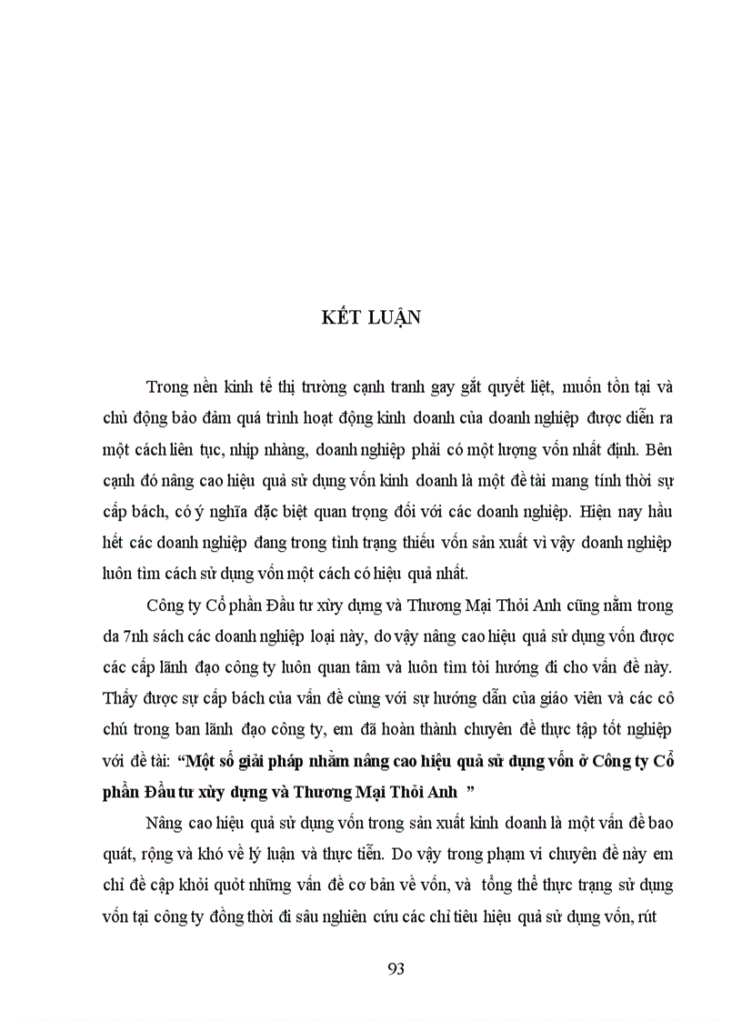 image for page Nâng cao hiệu quả sử dụng vốn tại công ty cổ phần đầu tư xây dựng và thương mại thái anh