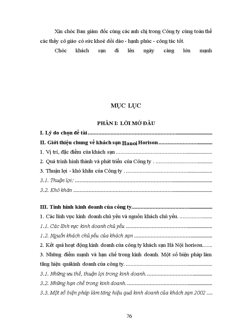 image for page Tình hình kinh doanh của khách sạn Hà Nội Horison