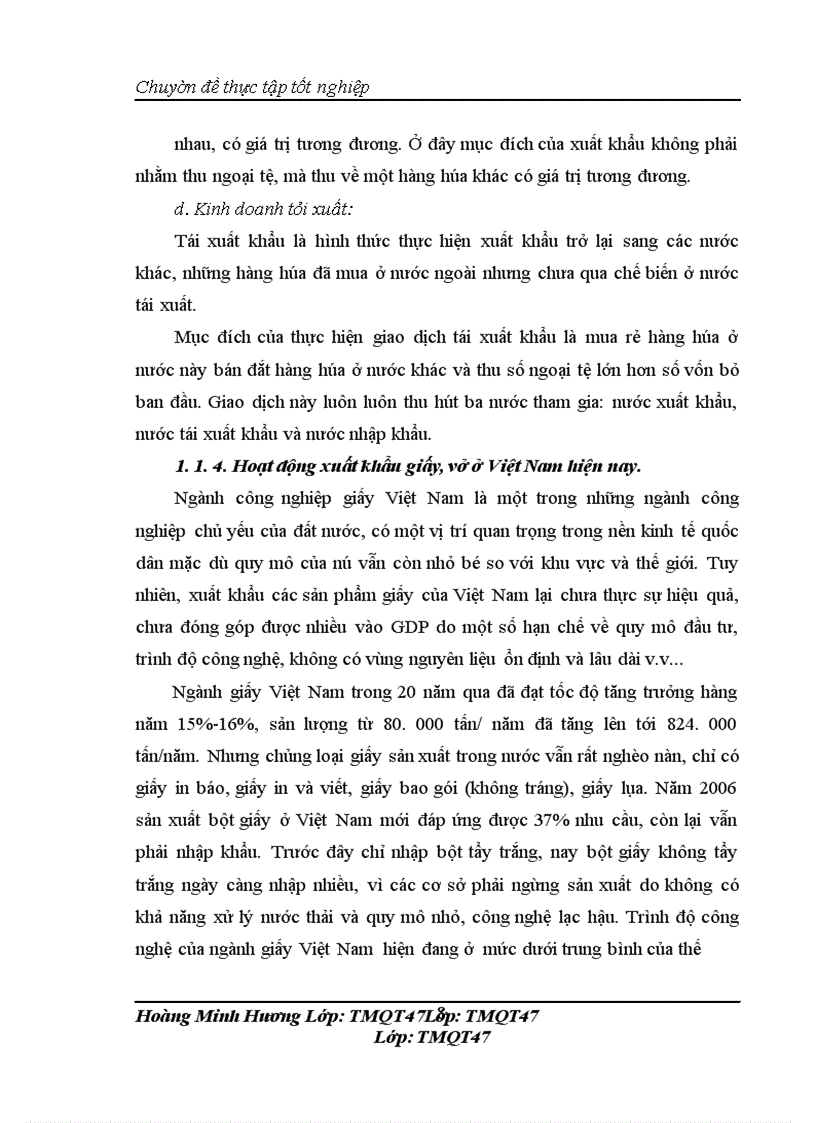 image for page Một số giải pháp nhằm thúc đẩy xuất khẩu sản phẩm giấy, vở của công ty TNHH KLONG