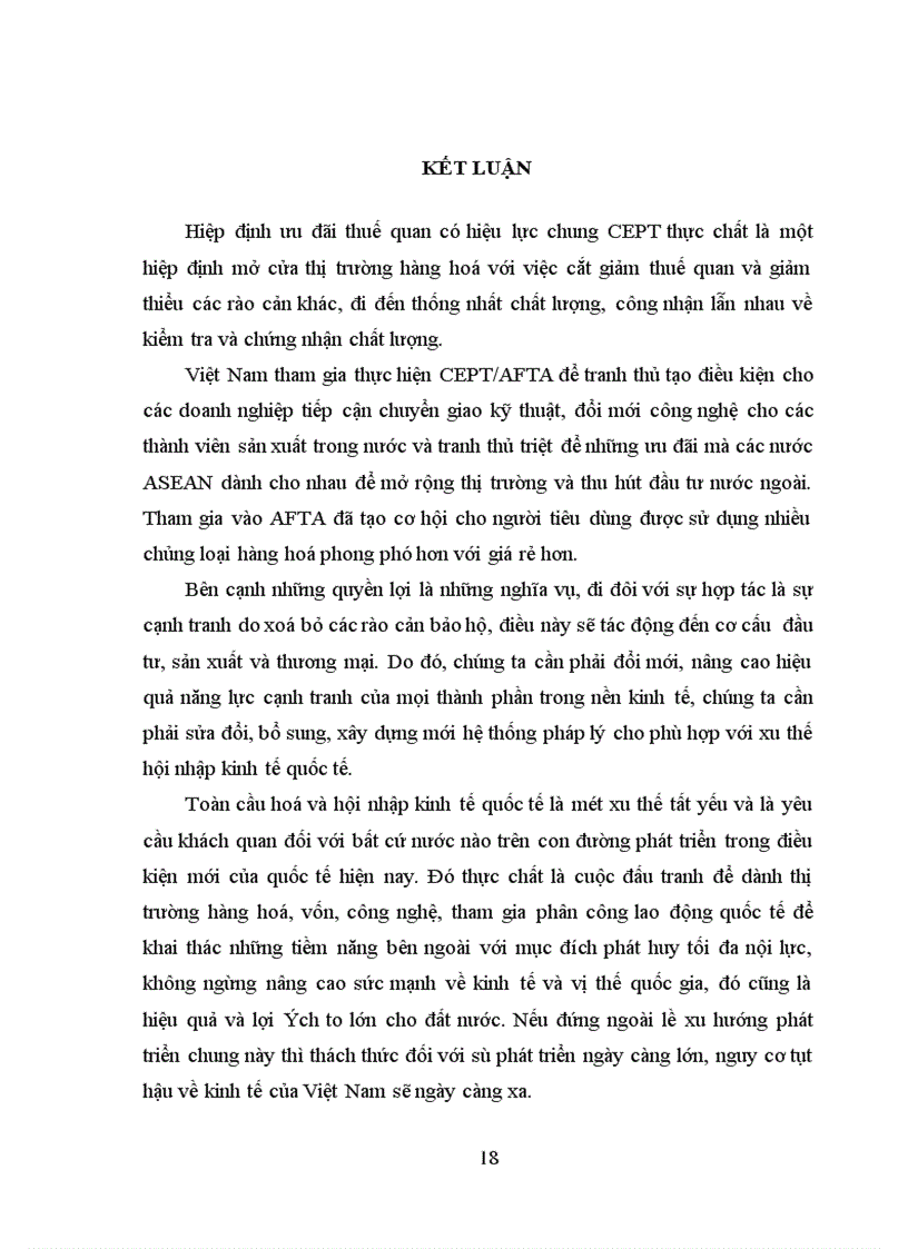 image for page Hiệp định chương trình ưu đãi thuế quan có hiệu lực chung CEPT