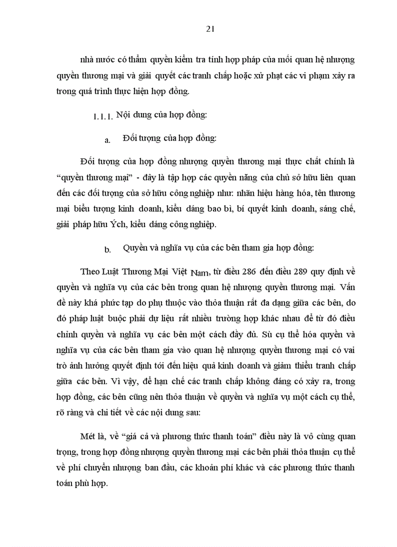 image for page Vấn đề cơ bản về nhượng quyền thương mại và hợp đồng nhượng quyền thương mại