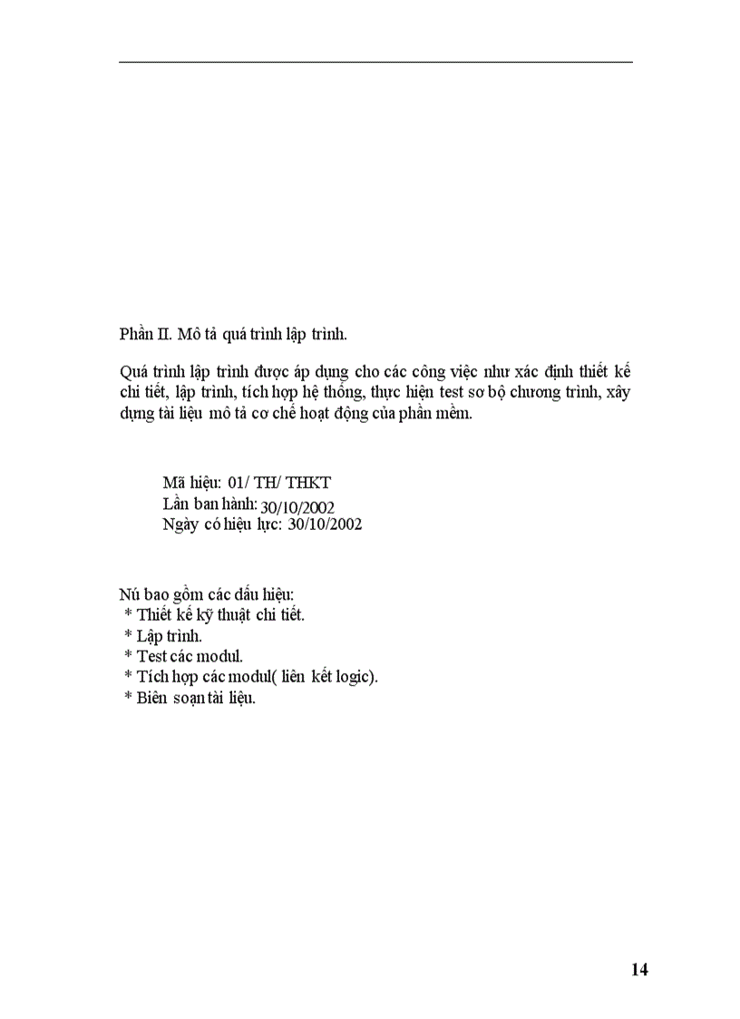 image for page Quản lý cấu hình. Mô tả quá trình lập trình