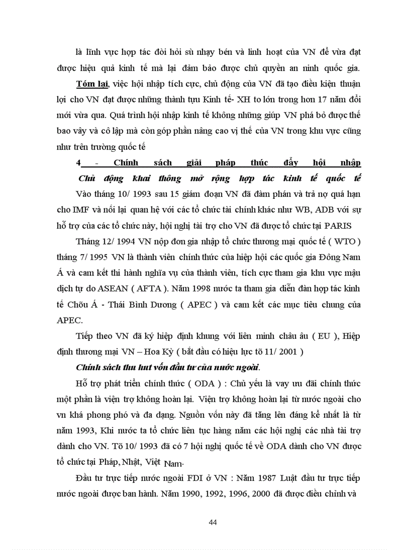 image for page Việt Nam với quá trình hội nhập kinh tế quốc tế
