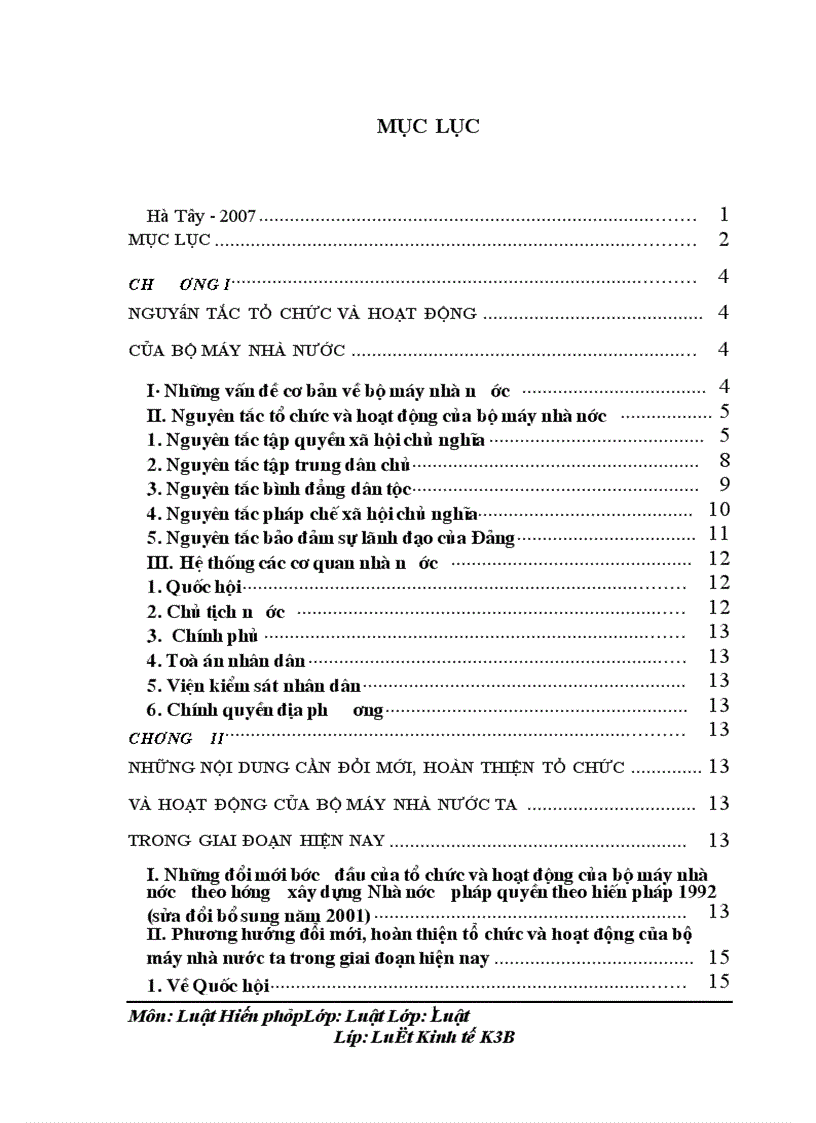 image for page Nguyên tắc tổ chức và hoạt động của bộ máy nhà nước việt nam