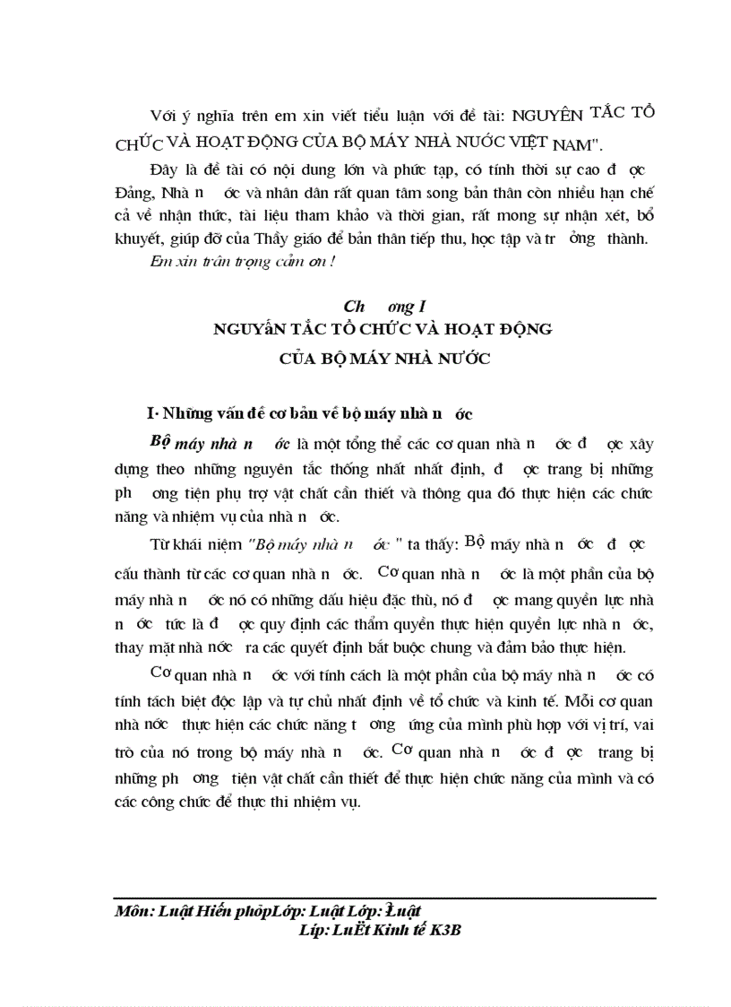 image for page Nguyên tắc tổ chức và hoạt động của bộ máy nhà nước việt nam