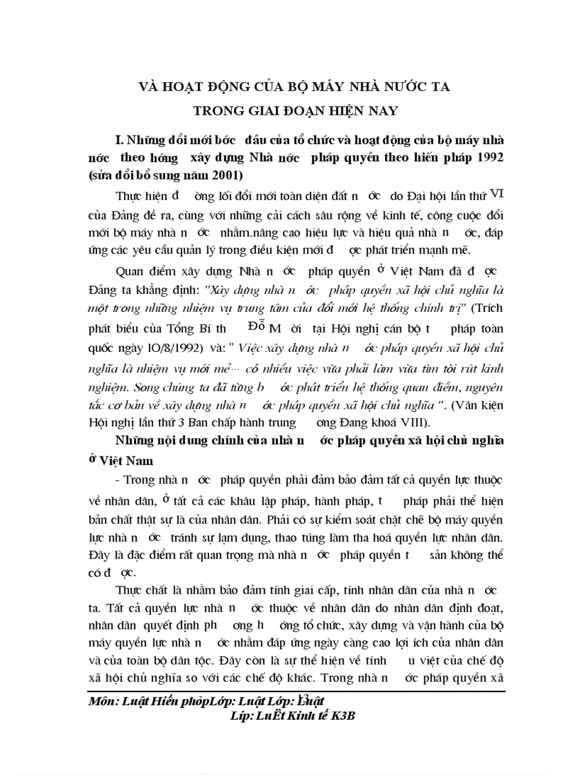 image for page Nguyên tắc tổ chức và hoạt động của bộ máy nhà nước việt nam