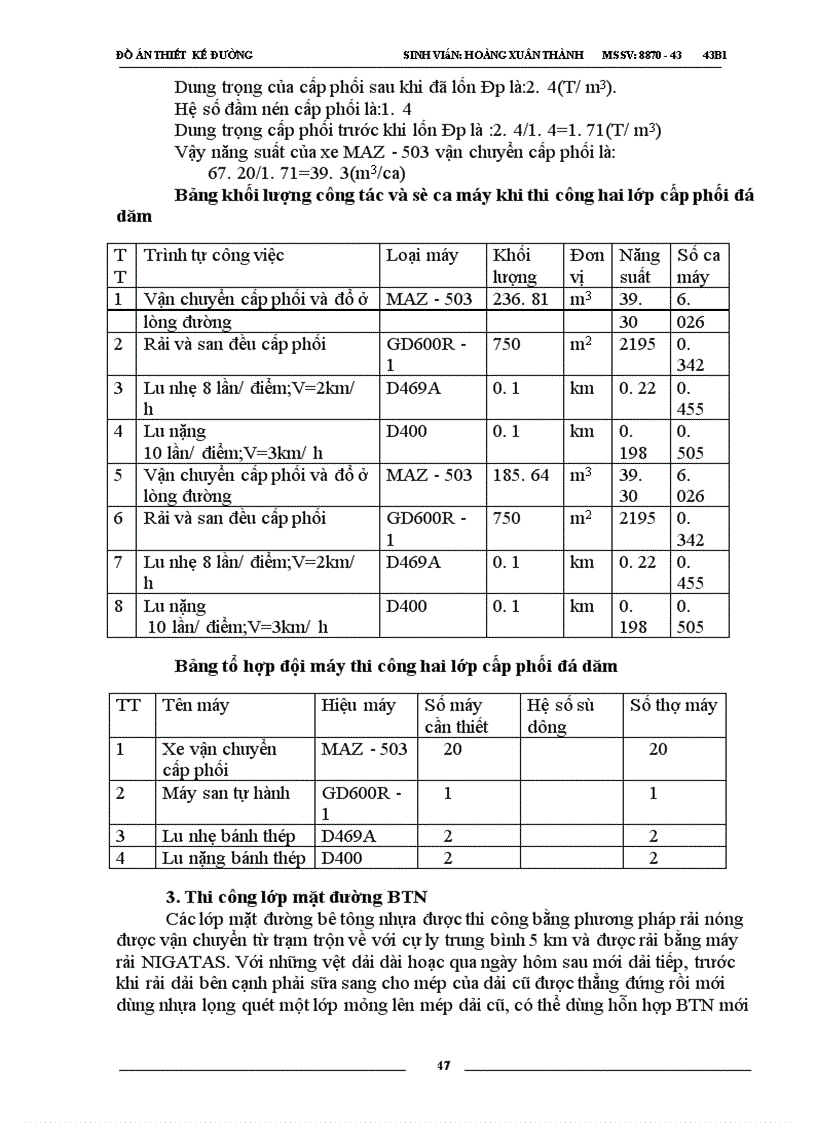 image for page Thiết kế đường