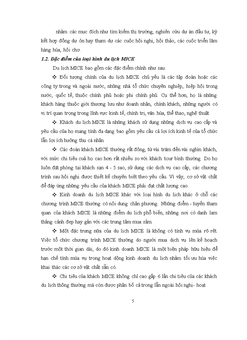 image for page Tăng cường thu hút khách du lịch quốc tế bằng loại hình du lịch MICE ở Việt Nam trong giai đoạn 2010-2015