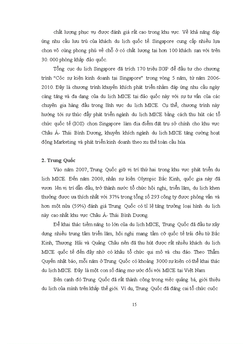 image for page Tăng cường thu hút khách du lịch quốc tế bằng loại hình du lịch MICE ở Việt Nam trong giai đoạn 2010-2015