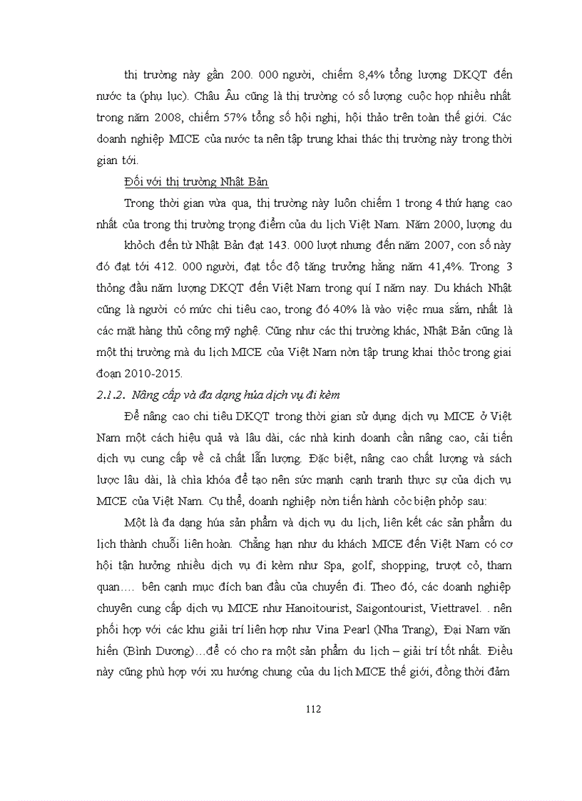 image for page Tăng cường thu hút khách du lịch quốc tế bằng loại hình du lịch MICE ở Việt Nam trong giai đoạn 2010-2015