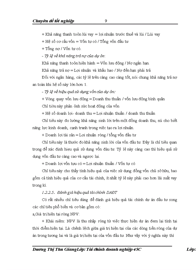 image for page Nâng cao chất lượng thẩm định tài chính dự án đầu tư tại NHĐT&PT Chi nhánh Hà Thành