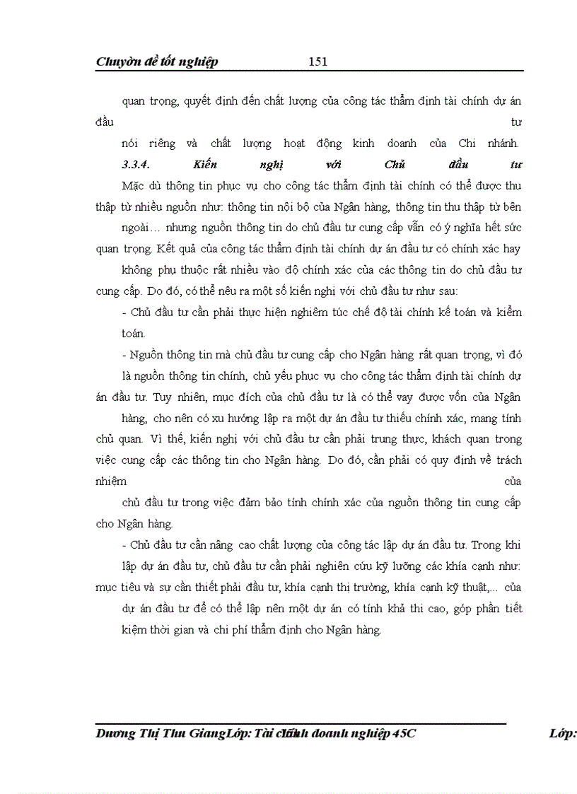 image for page Nâng cao chất lượng thẩm định tài chính dự án đầu tư tại NHĐT&PT Chi nhánh Hà Thành