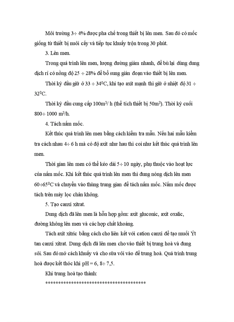 image for page Công nghệ sản xuất axit xitric