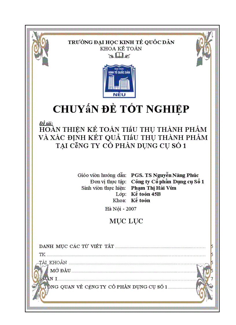 image for page Hoàn thiện kế toán tiêu thụ thành phẩm