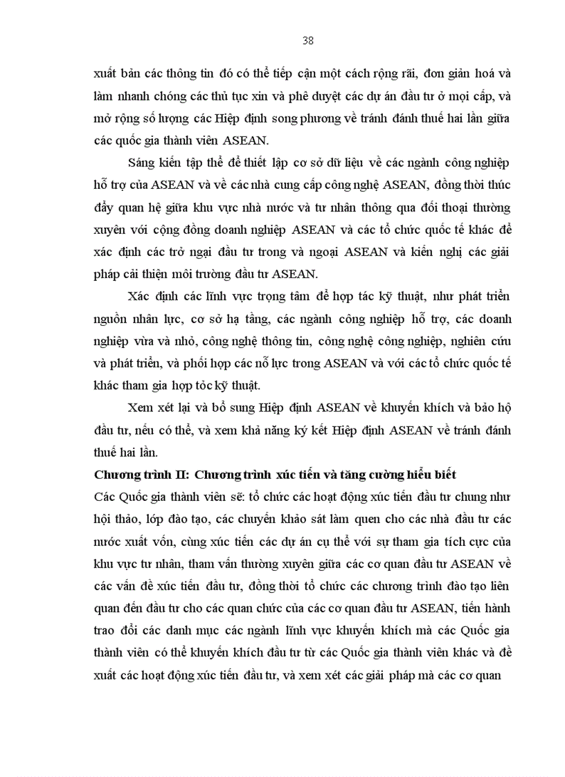 image for page Những nội dung chính của Hiệp định khung về khu vực đầu tư ASEAN và lộ trình thực hiện Hiệp định