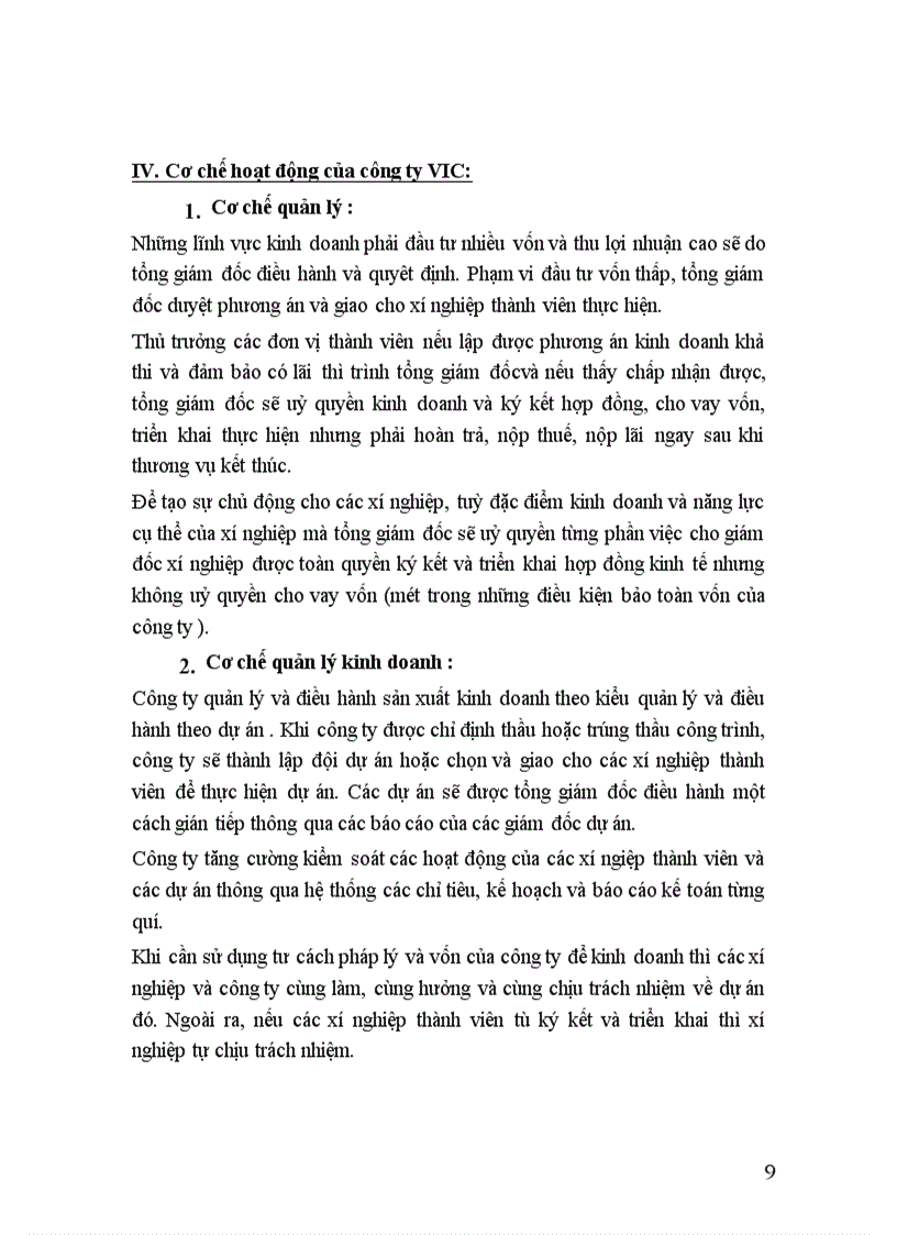 image for page Báo cáo thực tập tại công ty liên doanh xây dựng vic