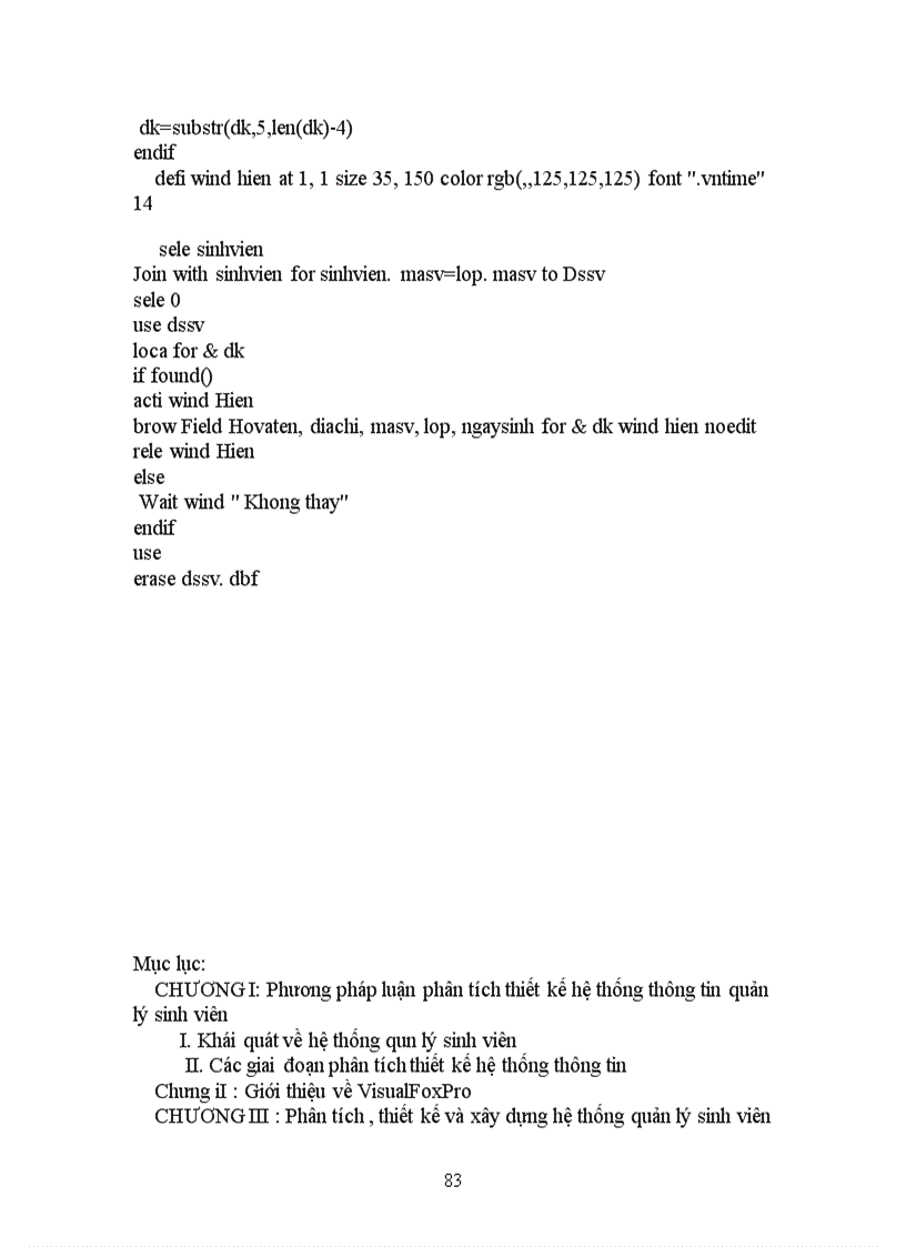 image for page Phân tích, thiết kế và xây dựng hệ thống quản lý sinh viên