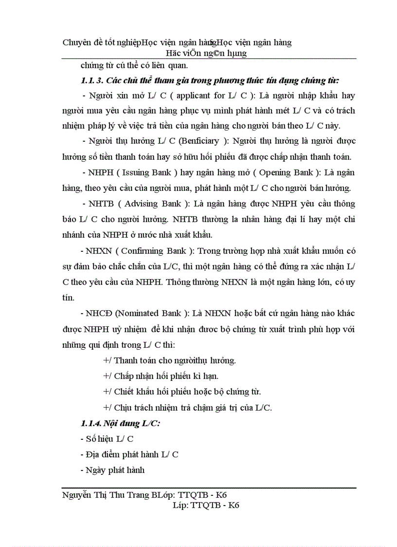 image for page Giải pháp nâng cao hiệu quả nghiệp vụ thanh toán tín dụng chứng từ tại SGDI - NHCTVN