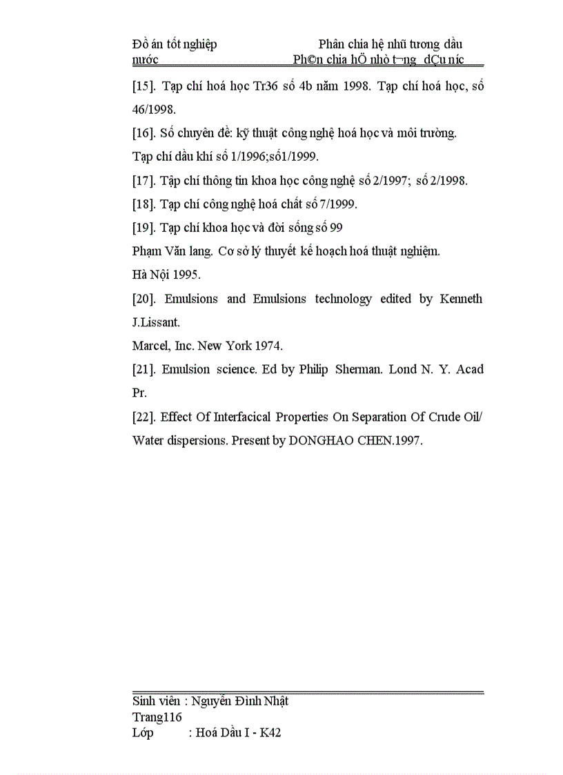 image for page Kỹ thuật công nghệ hoá học và môi trường