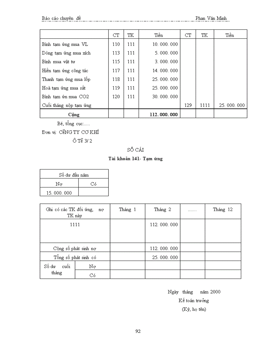 image for page Kế toán nghiệp vụ vốn bằng tiền và các khoản phải thanh toán ở Công ty Cơ khí ôtô 3-2