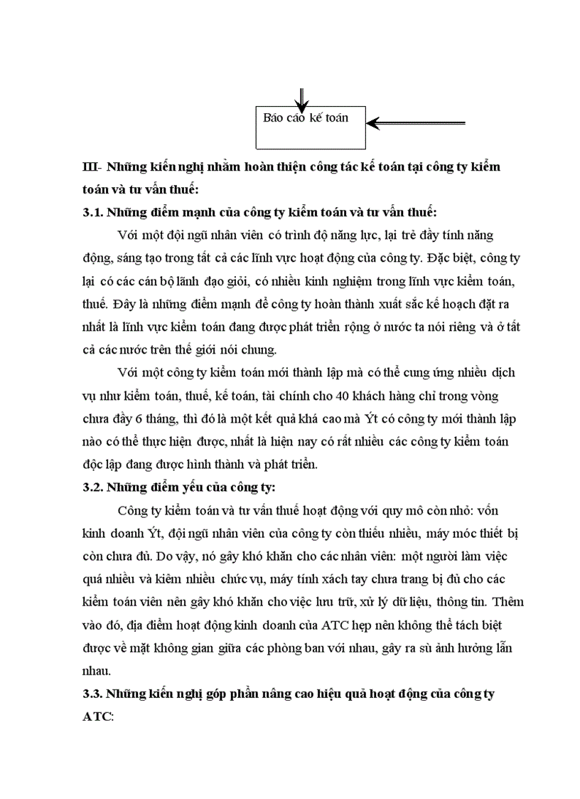 image for page Tổ chức bộ máy, tổ chức công tác kế toán của công ty ATC