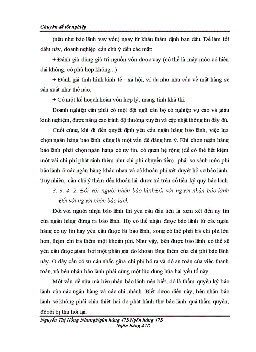 image for page Nâng cao chất lượng bảo lãnh tại ngân hàng Nông nghiệp & Phát triển nông thôn Hà Nội