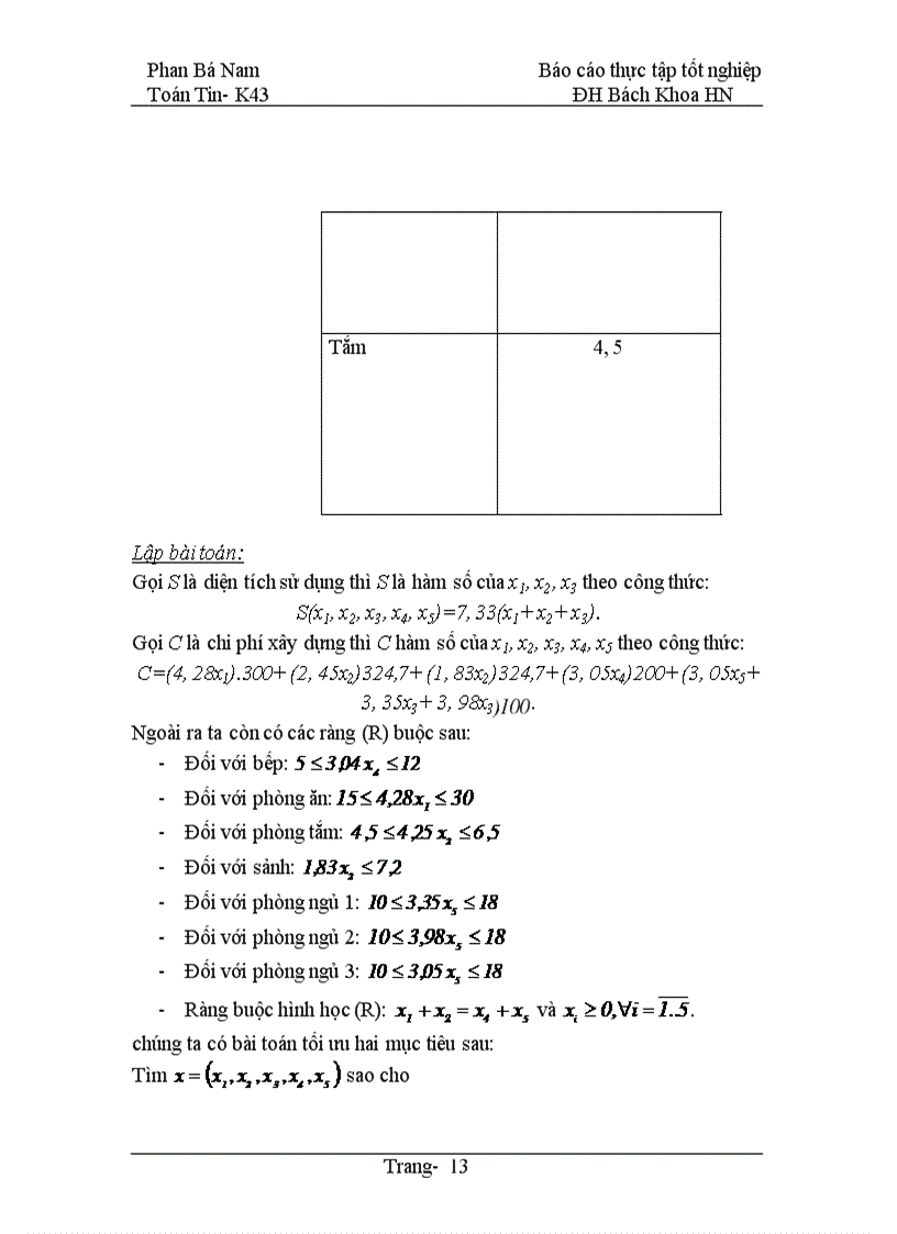 image for page Phương pháp đơn hình giải bài toán qui hoạch tuyến tính