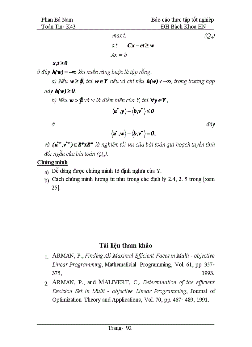 image for page Phương pháp đơn hình giải bài toán qui hoạch tuyến tính
