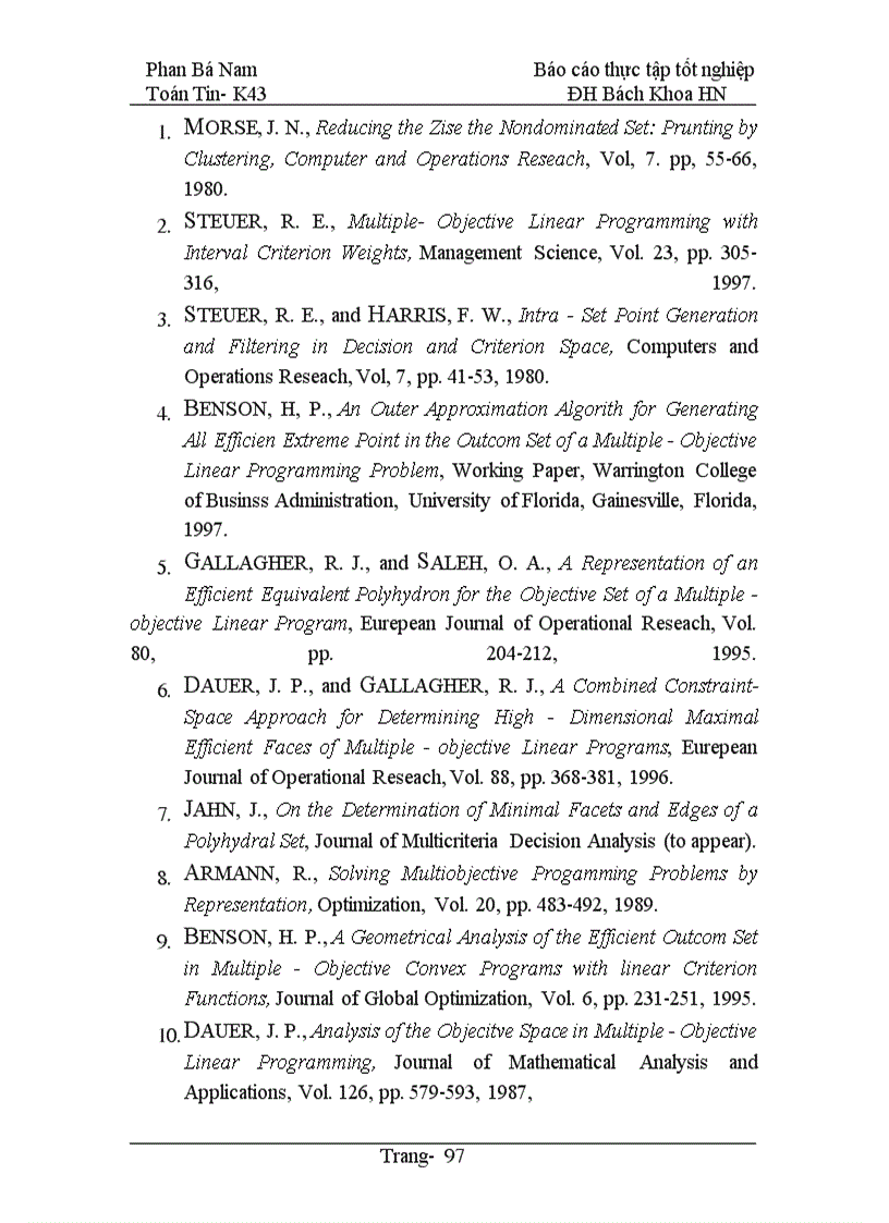 image for page Phương pháp đơn hình giải bài toán qui hoạch tuyến tính