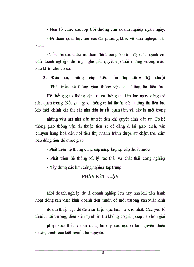 image for page Một số yếu tố thuộc môi trường sản xuất kinh doanh của các doanh nghiệp công nghiệp vừa và nhỏ trên địa bàn TP TN, thực trạng và giải pháp phát triển