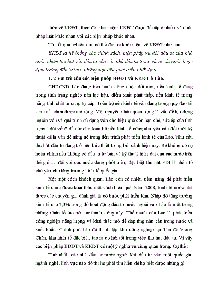 image for page Pháp luật về Biện pháp Bảo đảm đầu tư và khuyến khích đầu tư trực tiếp nước ngoài tại CHDCND Lào