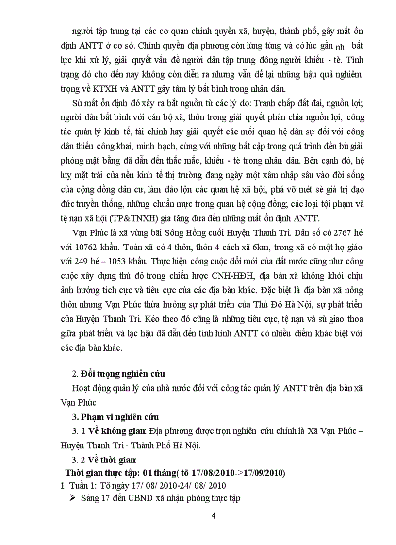 image for page Quản lý an ninh trật tự trên địa bàn xã Vạn Phúc – Thanh trì - Hà Nội