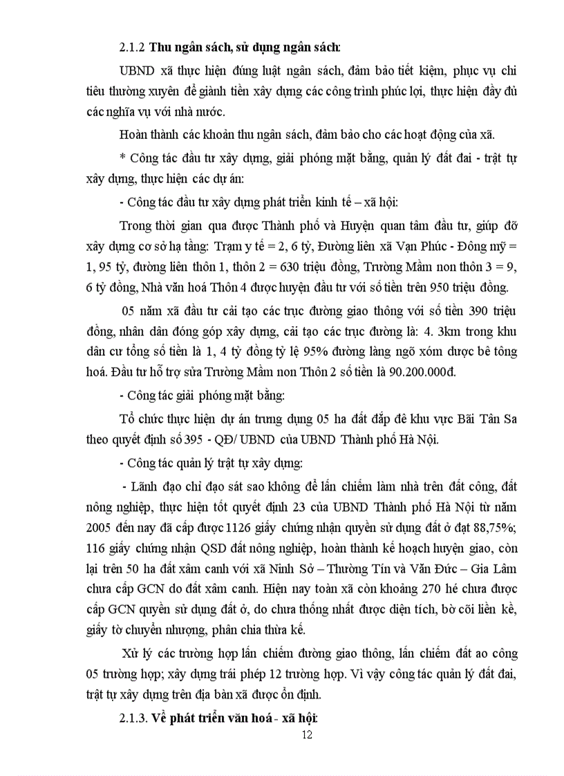 image for page Quản lý an ninh trật tự trên địa bàn xã Vạn Phúc – Thanh trì - Hà Nội