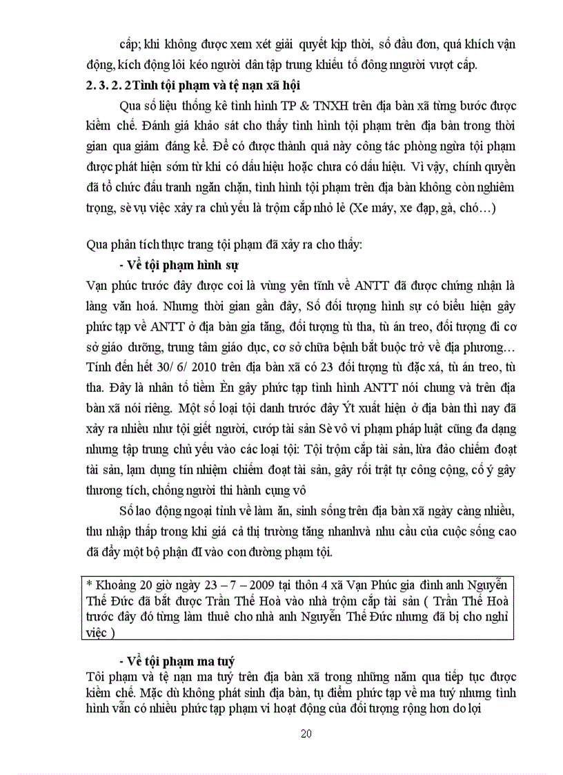 image for page Quản lý an ninh trật tự trên địa bàn xã Vạn Phúc – Thanh trì - Hà Nội